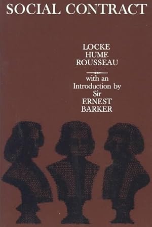 Seller image for Social Contract : Essays by Locke, Hume, and Rousseau for sale by GreatBookPricesUK