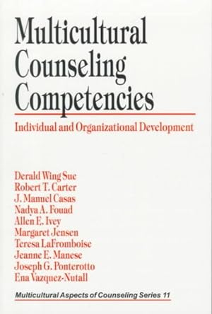 Imagen del vendedor de Multicultural Counseling Competencies : Individual and Organizational Development a la venta por GreatBookPricesUK