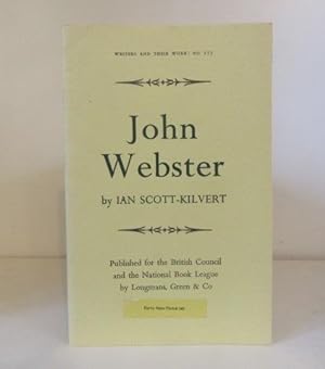Seller image for John Webster. Writers and Their Work No. 175 for sale by BRIMSTONES