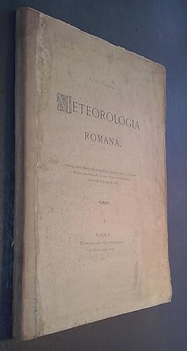 Imagen del vendedor de Meteorologa romana a la venta por Librera La Candela