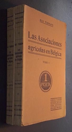 Seller image for Las Asociaciones agrcolas en Blgica. 2 tomos for sale by Librera La Candela