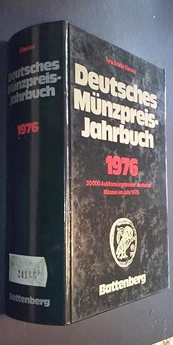 Seller image for Deutsches Mnzpreis-Jahrbuch. 1976 for sale by Librera La Candela