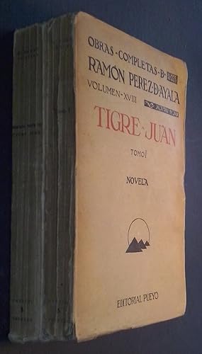 Imagen del vendedor de Obras completas de . Tomo I: Tigre Juan. Tomo II: El curandero de su honra. Segunda parte de Tigre Juan. 2 tomos a la venta por Librera La Candela