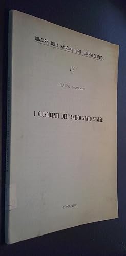 Immagine del venditore per I giusdicenti dell antico Stato Senese venduto da Librera La Candela