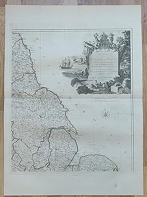 Karte von England und Wallis (Blatt 1 von 4 Kartenblättern)