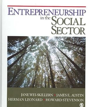 Seller image for Entrepreneurship in the Social Sector for sale by GreatBookPricesUK