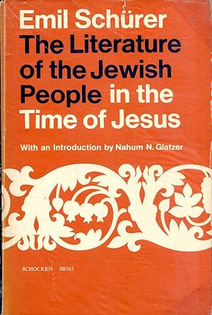 Seller image for The Literature of the Jewish people in the Time of Jesus for sale by Pendleburys - the bookshop in the hills