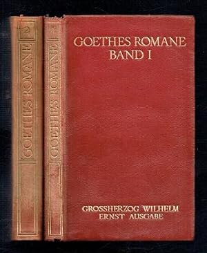 Image du vendeur pour Goethes Romane Band I & II (German text) mis en vente par Sonnets And Symphonies
