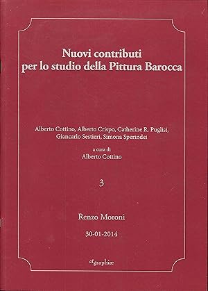Seller image for Nuovi Contributi per lo Studio della Pittura Barocca for sale by Libro Co. Italia Srl