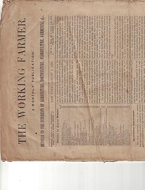 Imagen del vendedor de The Working Farmer, Devoted to the Interests of Agriculture, Horticulture, Floriculture, Gardening, &c; Volume 2, No. 6, August 1, 1850 a la venta por Crossroad Books