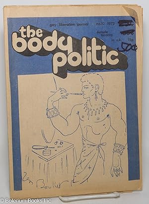 Imagen del vendedor de The Body Politic: gay liberation journal; #10 1973 a la venta por Bolerium Books Inc.