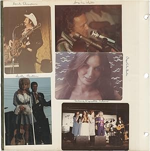Bild des Verkufers fr Archive of photographs of country music acts, circa 1970s zum Verkauf von Royal Books, Inc., ABAA