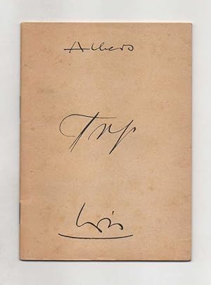 Josef Albers, Hans Arp, Max Bill (in copertina: Albers Arp Bill [riprodotte le firme dei tre arti...