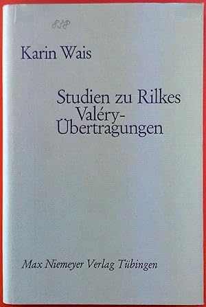 Seller image for Studien zu Rilkes Valery-bertragungen. for sale by biblion2