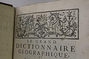Le Grand dictionnaire géographique, historique et critique