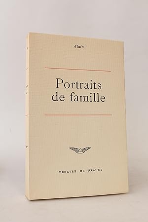 Bild des Verkufers fr Portraits de famille zum Verkauf von Librairie Le Feu Follet