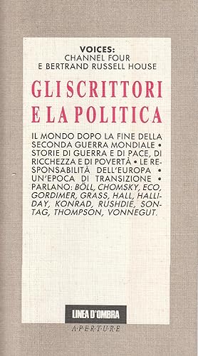 Seller image for Gli scrittori e la politica : 1987 for sale by Messinissa libri