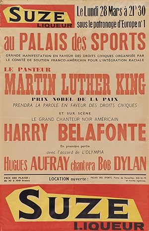 Poster for a 1966 Appearance in France
