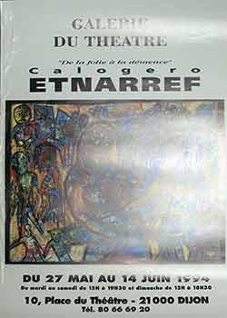 Calogero Etnarref : du 27 Mai au 14 Juin 1994 (Poster).