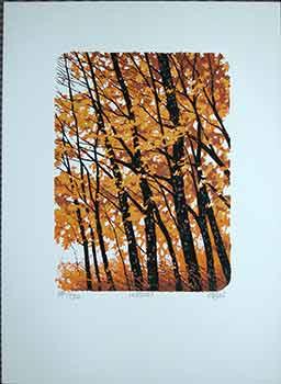 Autumn. (Poster). (Screen printed and hand numbered 7 out of 20).