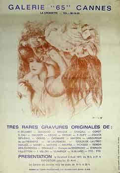 Tres Rares Gravures Originales : 8 Avril au 30 Avril 1977. (Poster).