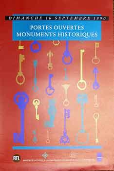 Portes Ouvertes Monuments Historiques : 16 Septembre 1990. (Poster).