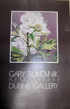 Peonies. (Exhibition: Gary Bukovnik Watercolors and Original Prints, Dubins Gallery, Los Angeles,...