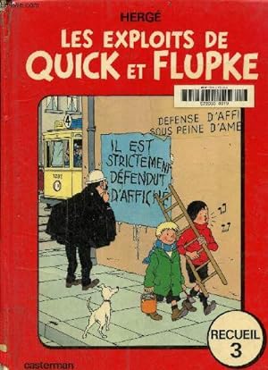 Seller image for Les exploits de Quick et Flupke, recueil 3 for sale by Le-Livre