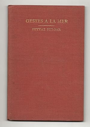 Image du vendeur pour Gestes a la mer: poemes mis en vente par Frances Wetherell