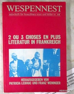 Wespennest Zeitschrift für brauchbare Texte und Bilder Nr. 64, 1986. 2 ou 3 choses en plus. Liter...