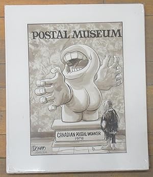 Immagine del venditore per Postal Museum ink cartoon venduto da Attic Books (ABAC, ILAB)