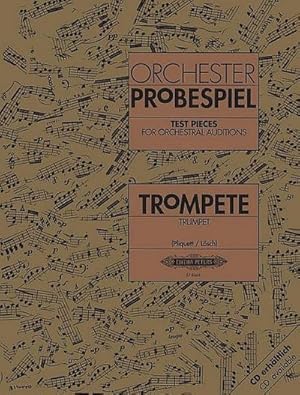 Imagen del vendedor de Repertorio Orquestal - Orchester Probenspiel (Test Pieces) para Trompeta (Libro) (Pliquett) : Test pieces for orchestral auditions a la venta por AHA-BUCH