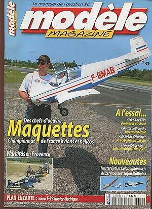 Image du vendeur pour Modle magazine n672, septembre 2007 - Des chefs-d'oeuvre Maquettes Championnat de France avions et hlicos mis en vente par LibrairieLaLettre2