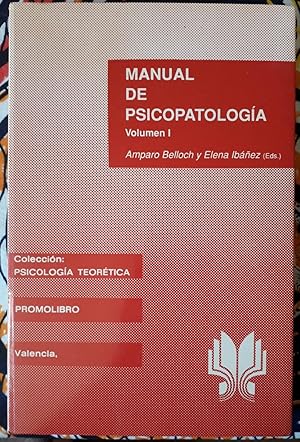 Manual de psicopatología, 1