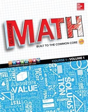 Imagen del vendedor de Glencoe Math, Course 1 a la venta por GreatBookPricesUK