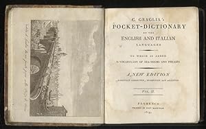 Pocket-Dictionary of the English and Italian Languages. To which is added a Vocabulary of Sea-Ter...