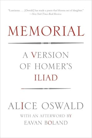 Image du vendeur pour Memorial : A Version of Homer's Iliad mis en vente par GreatBookPricesUK
