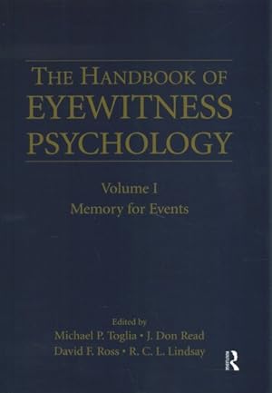 Seller image for Handbook of Eyewitness Psychology for sale by GreatBookPricesUK