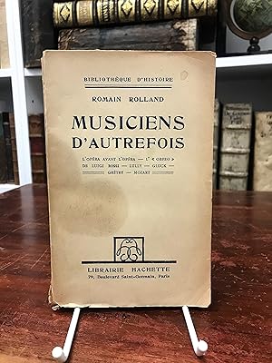 Image du vendeur pour Musiciens d'autrefois. L'opera avant l'opera, L'Orfeo de Luigi Rossi, Lully, Gluck, Gretry, Mozart. (= Bibliotheque d'Histoire). mis en vente par Antiquariat Seibold