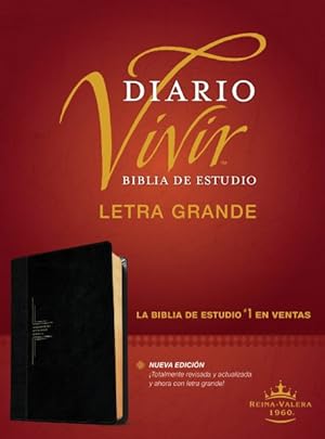Seller image for Biblia de estudio del diario vivir / Life Application Study Bible : Reina-Valera 1960, negro/onice, sentipiel, letra grande -Language: spanish for sale by GreatBookPricesUK