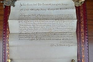 Document on vellum, headed 'In the Great Roll the twentieth year of the reign of Lord Majesty Kin...