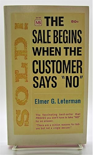 Imagen del vendedor de Sale Begins When the Customer Says "No" a la venta por Book Nook