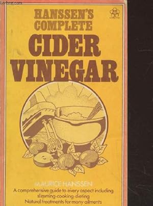 Bild des Verkufers fr Hanssen's complete cider vinegar zum Verkauf von Le-Livre
