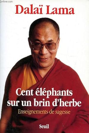 Image du vendeur pour Cent lphants sur un brin d'herbe Enseignements de sagesse mis en vente par Le-Livre