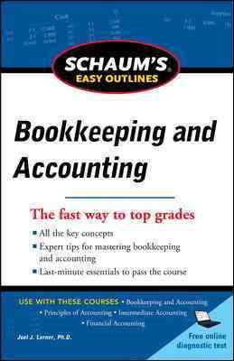 Immagine del venditore per Schaum's Easy Outline's : Bookkeeping and Accounting venduto da GreatBookPricesUK