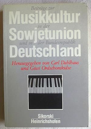 Bild des Verkäufers für Beiträge zur Musikkultur in der Sowjetunion und in der Bundesrepublik Deutschland zum Verkauf von VersandAntiquariat Claus Sydow