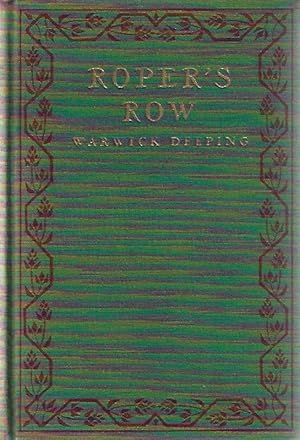 SCARCE! "Roper's Row" Warwick Deeping 1929 VERY RARE US 1st Edition BOOK Knopf