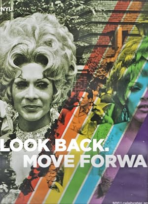 Look Back. Move Forward Rolled Poster