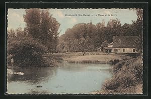 Image du vendeur pour Carte postale Goncourt, La Meuse et la Scierie mis en vente par Bartko-Reher