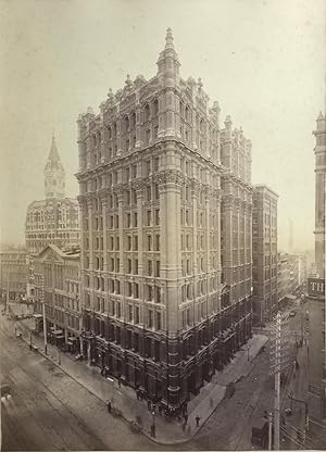 Potter Building Albumen Photograph c. 1886